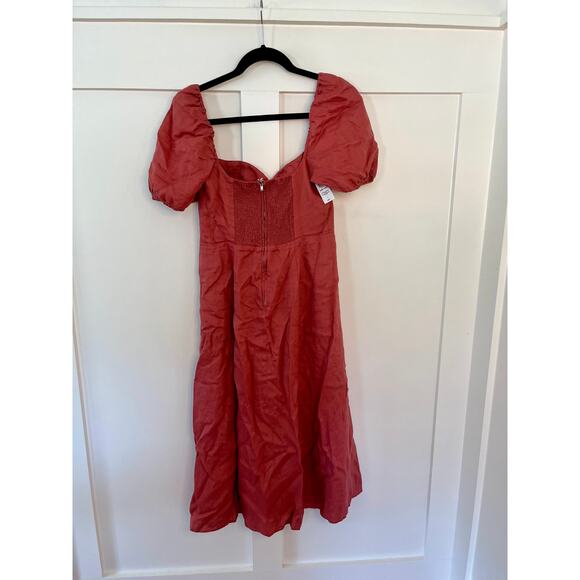 NEW NWT Wilfred Dame Linen Warm Sienna Red Size 8 - Picture 3 of 6